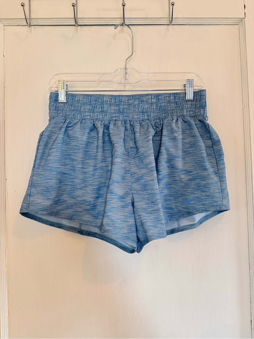 Nike Women’s Heather Sky Blue Athletic Shorts